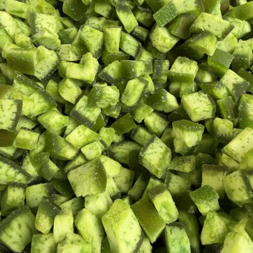 Pomelo zielone kandyzowane — kostka Pomelo zielone kandyzowane — kostka